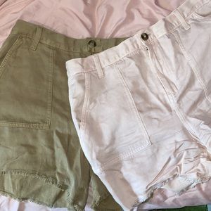 aerie shorts, pink and brown bundle